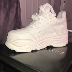 Chunky White Sneakers